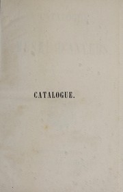 Cover of: Tableaux dessins, statues & bas-reliefs: catalogue descriptif et annoté