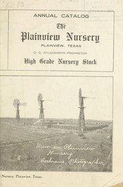 Cover of: Annual catalog: high grade nursery stock
