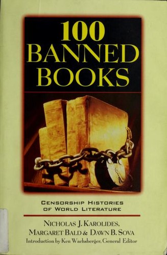100 banned books by Nicholas J. Karolides
