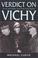 Cover of: Verdict On Vichy