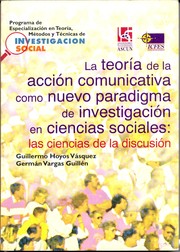 Cover of: La teoria de la accion comunicativa como nuevo paradigma de investigacion en ciencias sociales by 