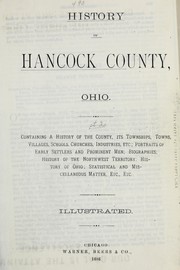 Cover of: History of Hancock County, Ohio by Robert C. Brown