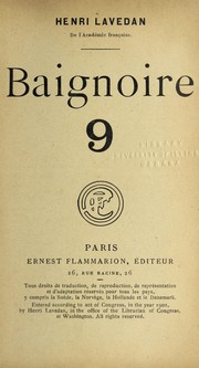 Cover of: Baignoire 9. by Henri Lavedan