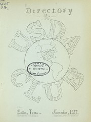 Cover of: USDA Club of Dallas, Texas | United States. Department of Agriculture
