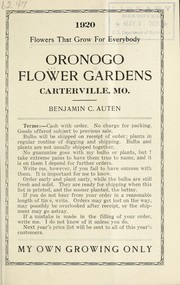 Cover of: 1920 flowers that grow for everybody