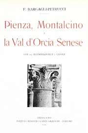 Cover of: Pienza, Montalcino e la Val d'Orcia senese by Fabio Bargagli-Petrucci, Fabio Bargagli-Petrucci