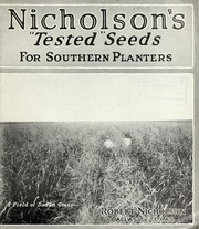 Cover of: Nicholson's tested seeds for southern planters