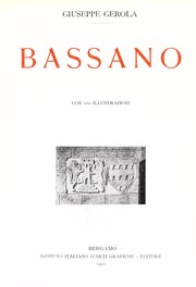 Bassano by Giuseppe Gerola