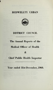 Cover of: [Report 1960] | Bedwellty (Wales). Urban District Council