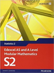 Cover of: Edexcel AS and A Level Modular Mathematics Statistics 2