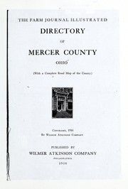 Cover of: The Farm Journal illustrated directory of Mercer County, Ohio | Wilmer Atkinson Company
