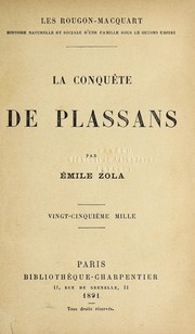 Cover of: La conque te de Plassans