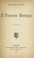 Cover of: Il processo Montegu