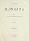 Cover of: A history of Montana