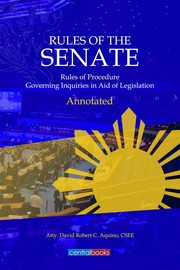 Cover of: Rules of the Senate by Aquino
