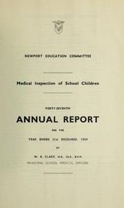 Cover of: [Report 1954]