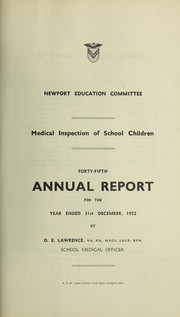 Cover of: [Report 1952]