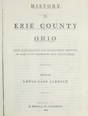 History of Erie County Ohio by Lewis Cass Aldrich