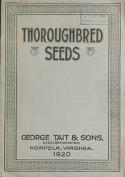 Cover of: Thoroughbred seeds [catalog]