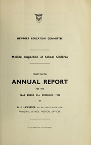 Cover of: [Report 1953]