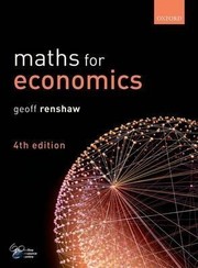 MATHS FOR ECONOMICS by Geoff Renshaw