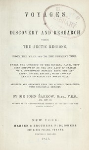 Cover of: Voyages of discovery and research within the arctic regions by Barrow, John Sir