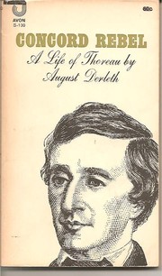 Cover of: Concord rebel: a life of Henry D. Thoreau.