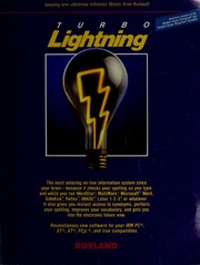 Cover of: Turbo lightning by 