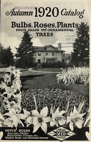 Cover of: Bulbs, roses, plants, fruit, shade and ornamental trees: Autumn 1920 catalog