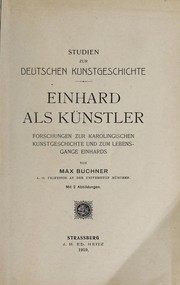 Einhard als künstler by Maximilian Buchner