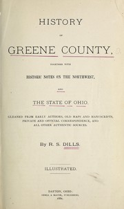 Cover of: History of Greene County | R. S. Dills