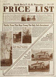 Cover of: Stark Bro's F.O.B. Nurseries price list: Aug. 1, 1920