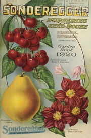 Cover of: Garden book by Sonderegger's Nurseries and Seed House