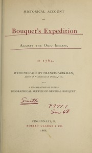 Cover of: Historical account of Bouquet's expedition against the Ohio Indians, in 1764 by William Smith, William Smith