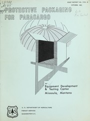 Cover of: Protective packaging for paracargo
