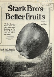 Cover of: Stark Bro's better fruits by Stark Bro's Nurseries & Orchards Co