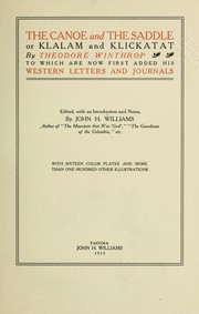 Cover of: The canoe and the saddle: or, Klalam and Klickatat