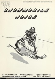 Cover of: Snowmobile noise