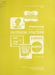 Cover of: Improving Forest Service outdoor posters by D.C. Colvert