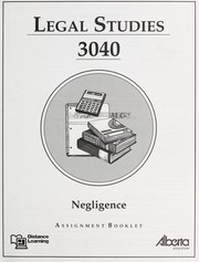 Cover of: Negligence: LGS 3040