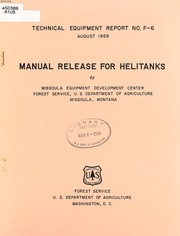 Cover of: Manual release for helitanks