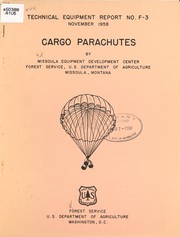 Cover of: Cargo parachutes