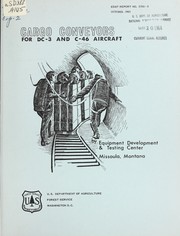 Cover of: Cargo conveyors for DC-3 and C-46 aircraft