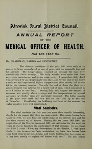 Cover of: [Report 1911]