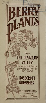 Cover of: Berry plants from the Puyallup Valley: the greatest berry growing district in the world