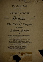 Cover of: Paynes  tragedy of Brutus; or, The fall of Tarquin