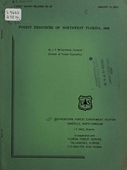 Cover of: Forest resources of Northwest Florida, 1949