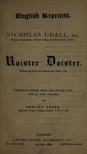 Cover of: Roister Doister