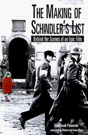 Cover of: The making of Schindler's list