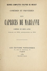 Cover of: Les caprices de Marianne: come die en deux actes